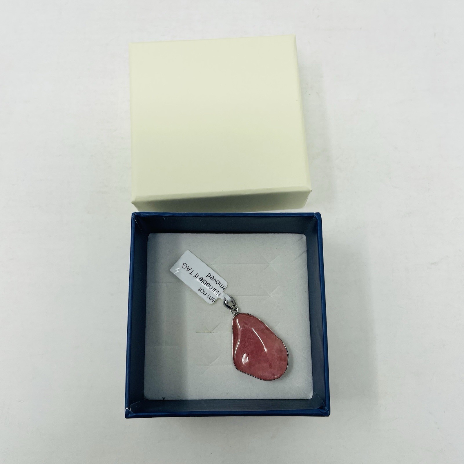 Shop LC Cherry Quartz Pendant without Chain in Sterling Silver Nickel Free 5183