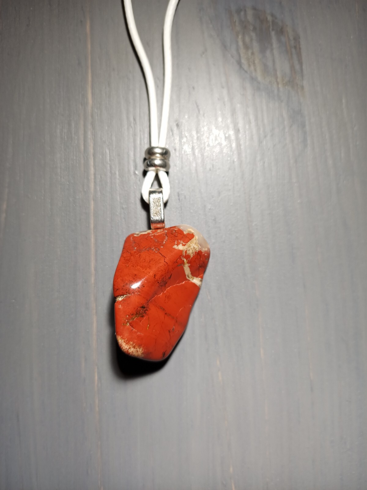 Brecciated Jasper – Tumbled Stone Necklace