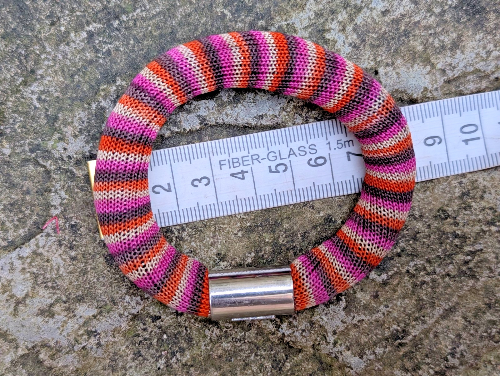 MISSONI V&A Collab Net-A-Porter Woven Palladium-Plated Panel Bracelet Bangle 305
