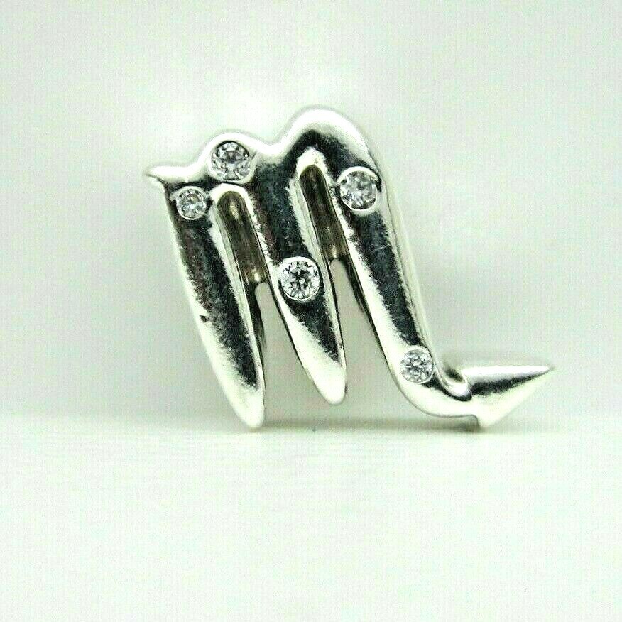 Authentic Pandora #798430C01 Sparkling Scorpio Zodiac Charm with Clear CZ