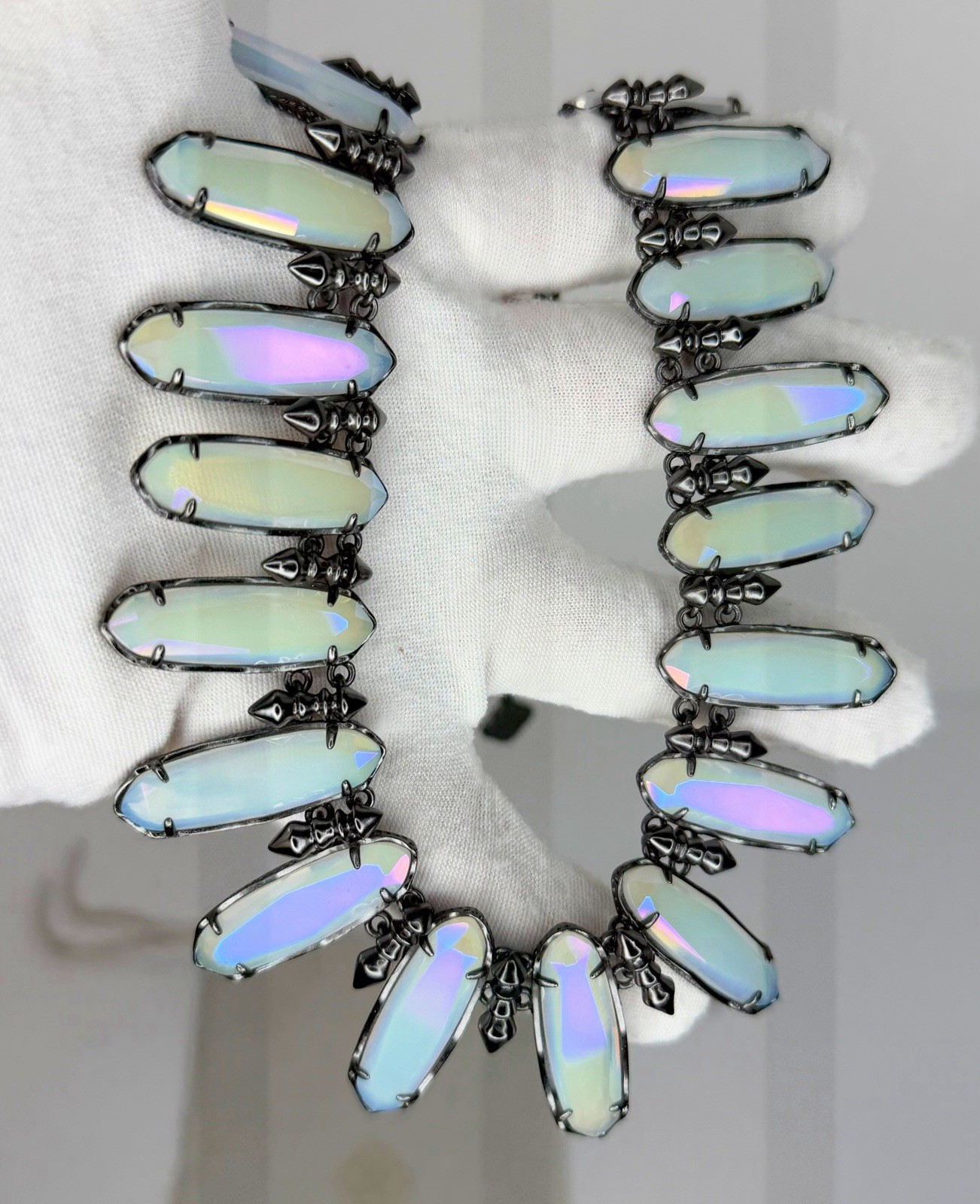 Kendra Scott Gabriella Iridescent Opalite Necklace Retired