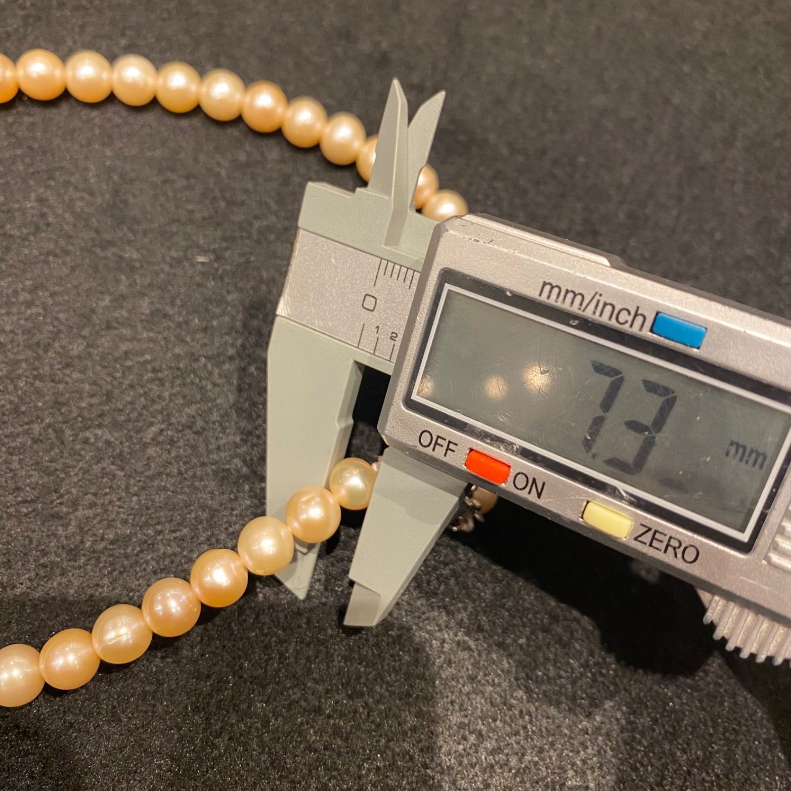 Akoya Pearl Aurora Color Necklace 7.3mm to 8.1mm From Japan