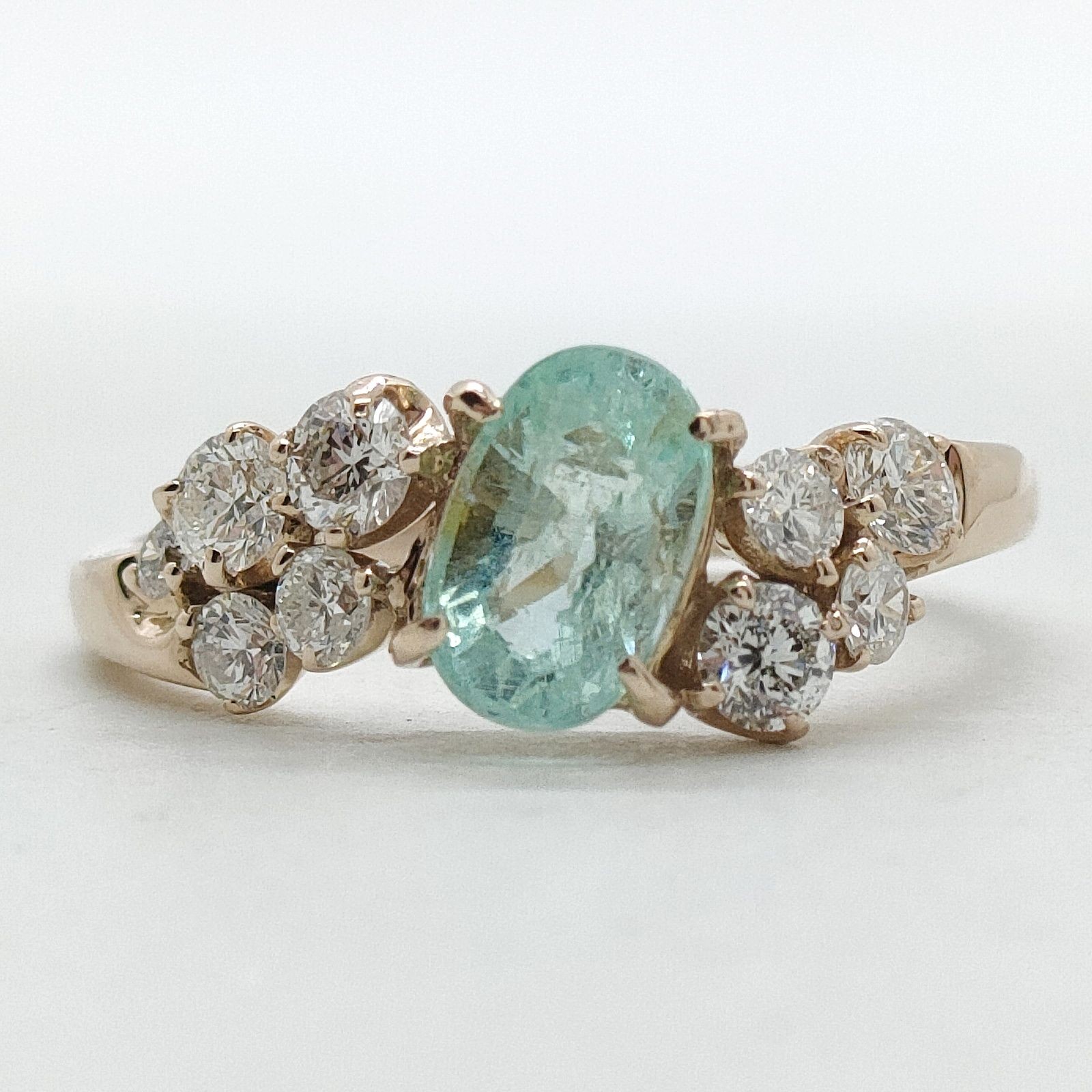 Jewelry Ring Paraiba Tourmaline 0.83ct Gold 2346609