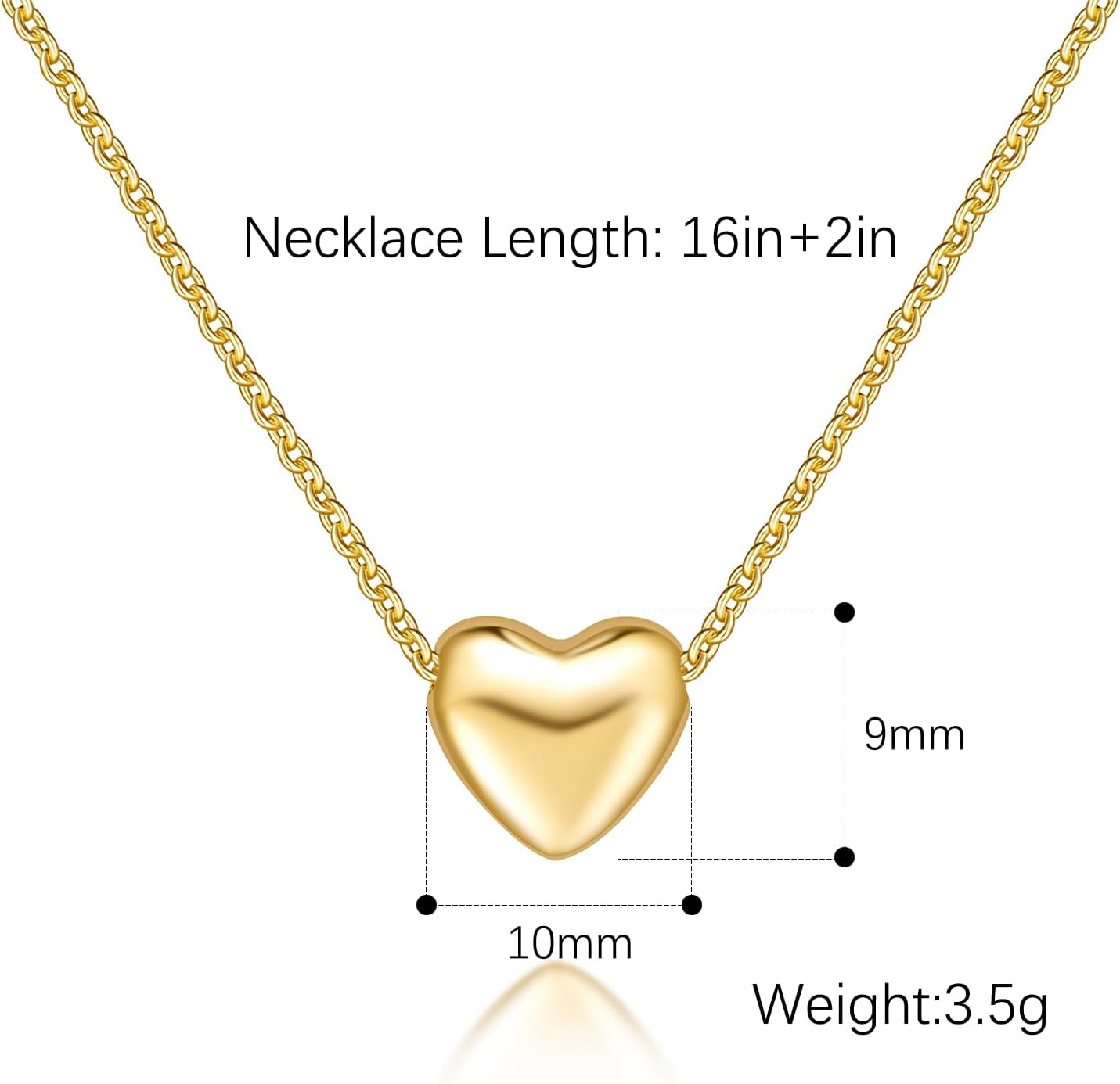 Gold Necklace for Women 14K Gold Pendant Necklaces for Women Charm Beauty Elegan