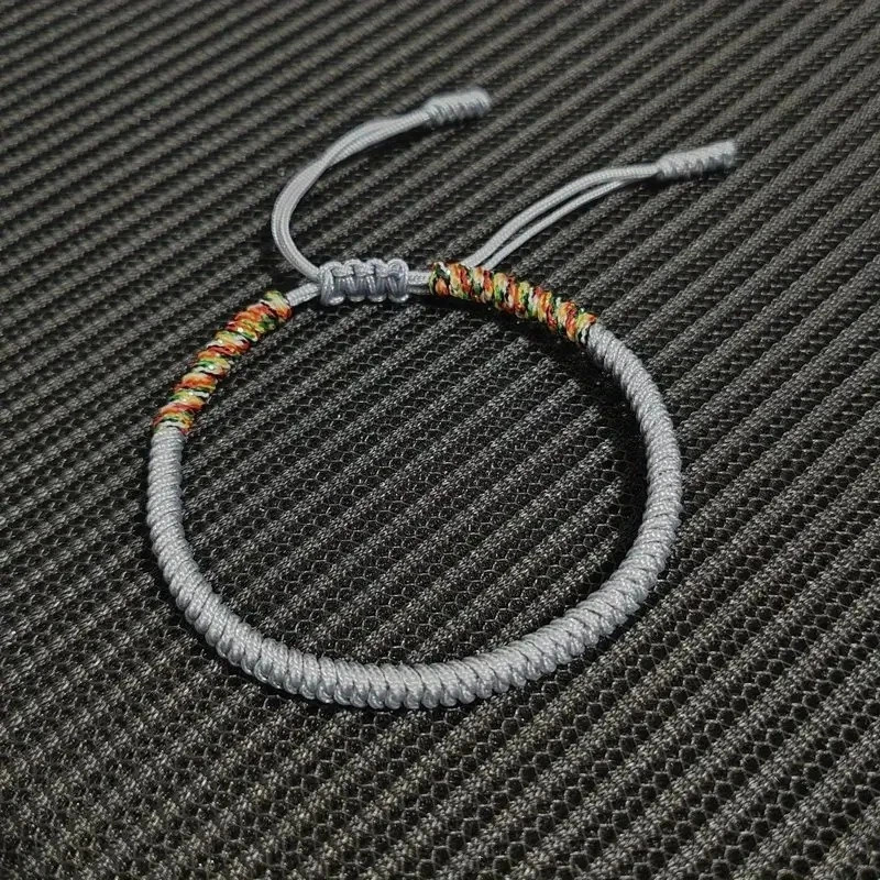 Unisex Tibetan Buddhism Red String Bracelet – Braided Adjustable Lucky Knot
