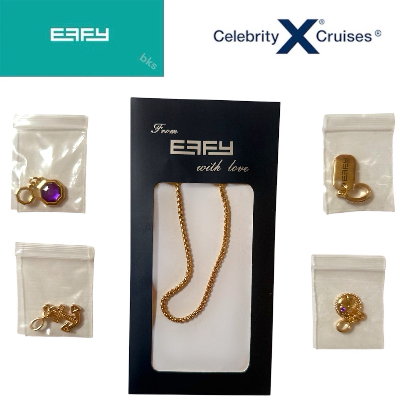 2026 Effy Celebrity Cruise Set Necklace Bracelet Limited Edition Charm Jewelry