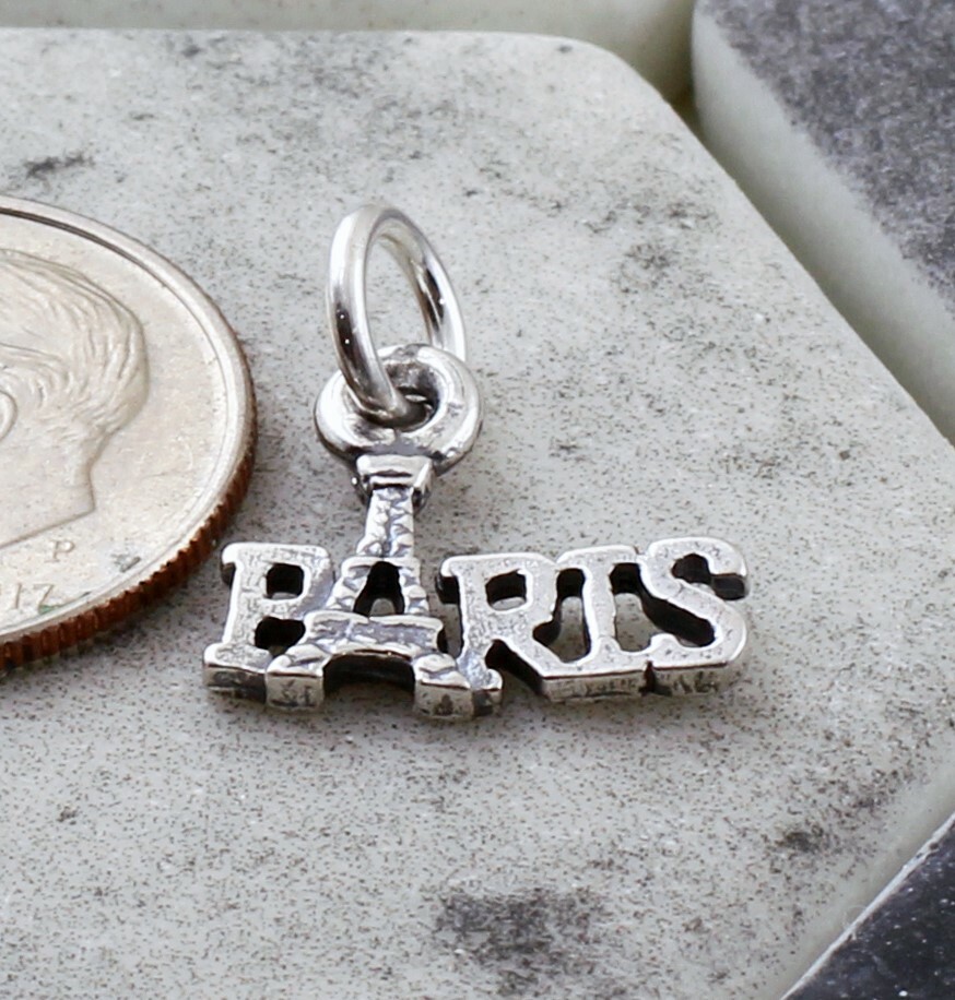 925 Sterling Silver Paris-Eiffel Tower Charm Pendant