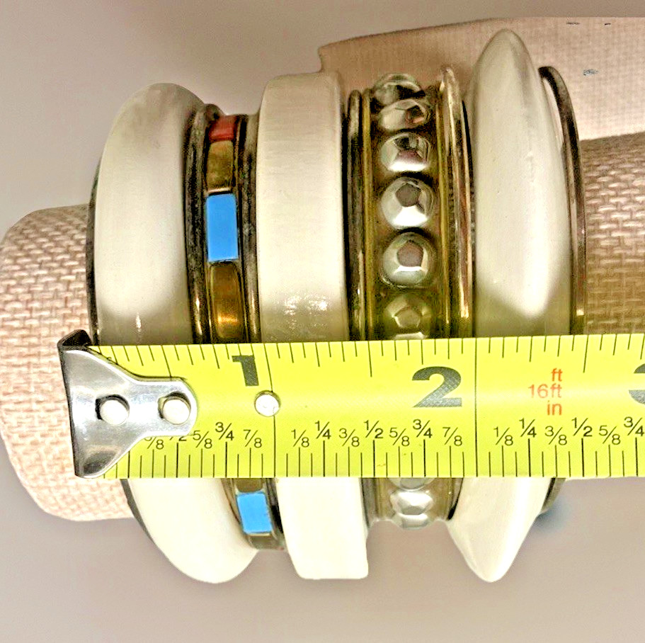 Antika Collection Bangle Bracelets Set of 11 Acrylic 9.5” India New Sealed