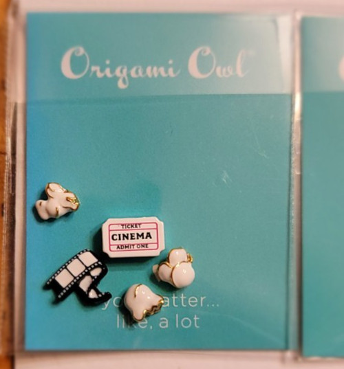 NEW!!! Never worn! Origami Owl Movie Charm Pack 5 pc. (SP4064)(1)
