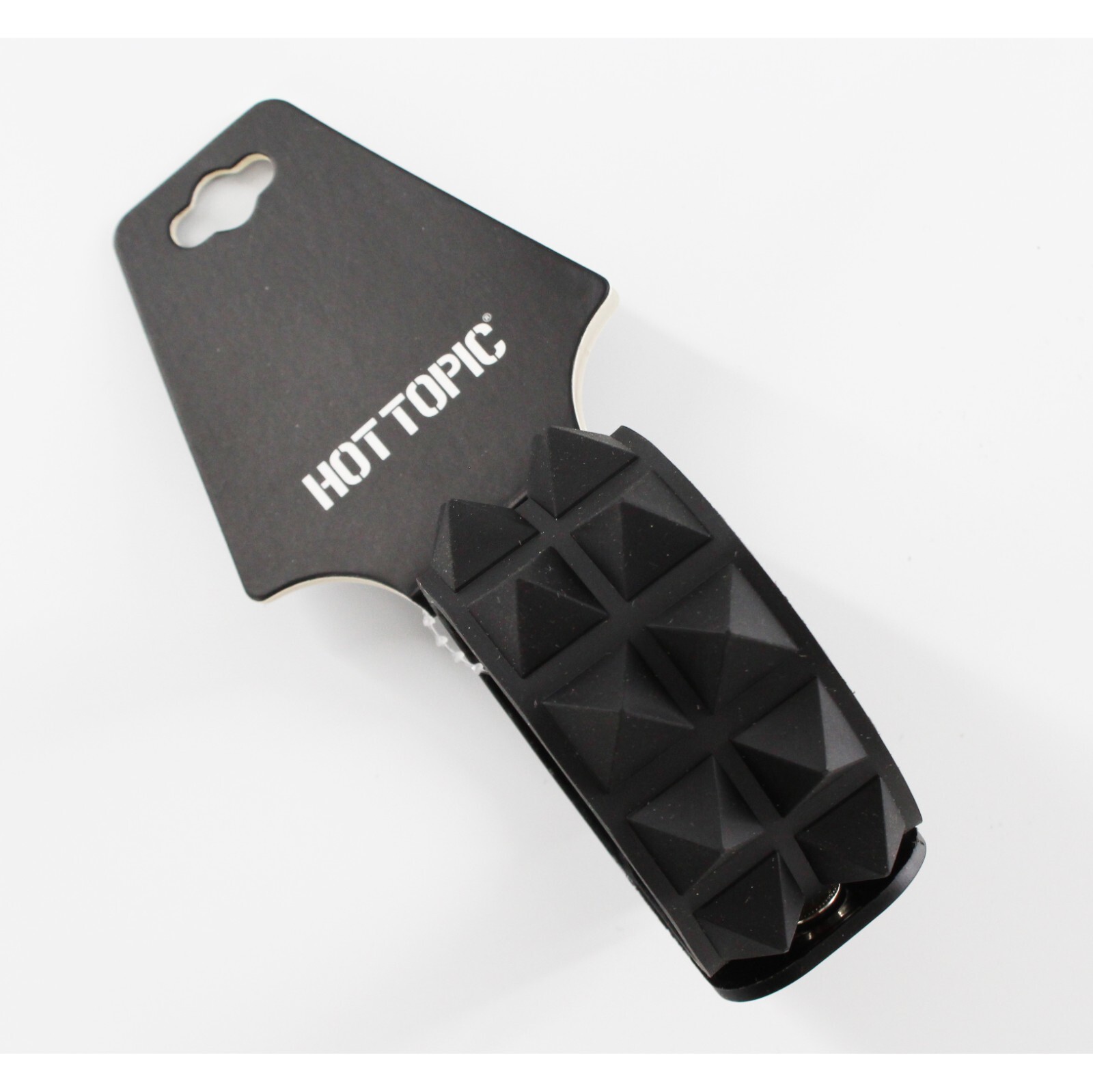 Hot Topic Silicone Rubber Wide Spike Bracelet #B2132