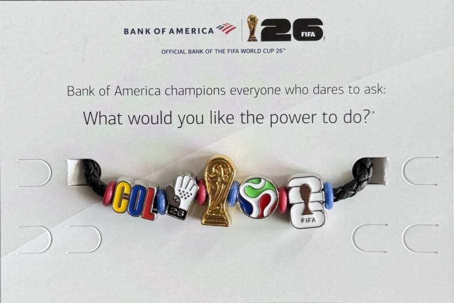 Bank of America FIFA World Cup 2026 Charm Bracelet COLOMBIA 🇨🇴
