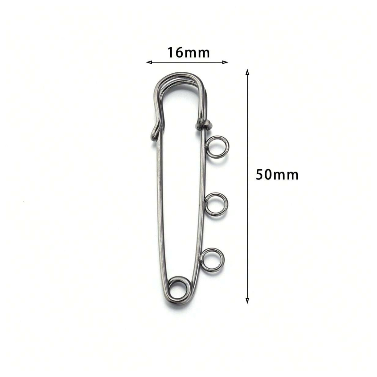 5PCS Kilt Pins 3 Loop Hole Extra-large Brooch Safety Pins TOP QUALITY Jewellery