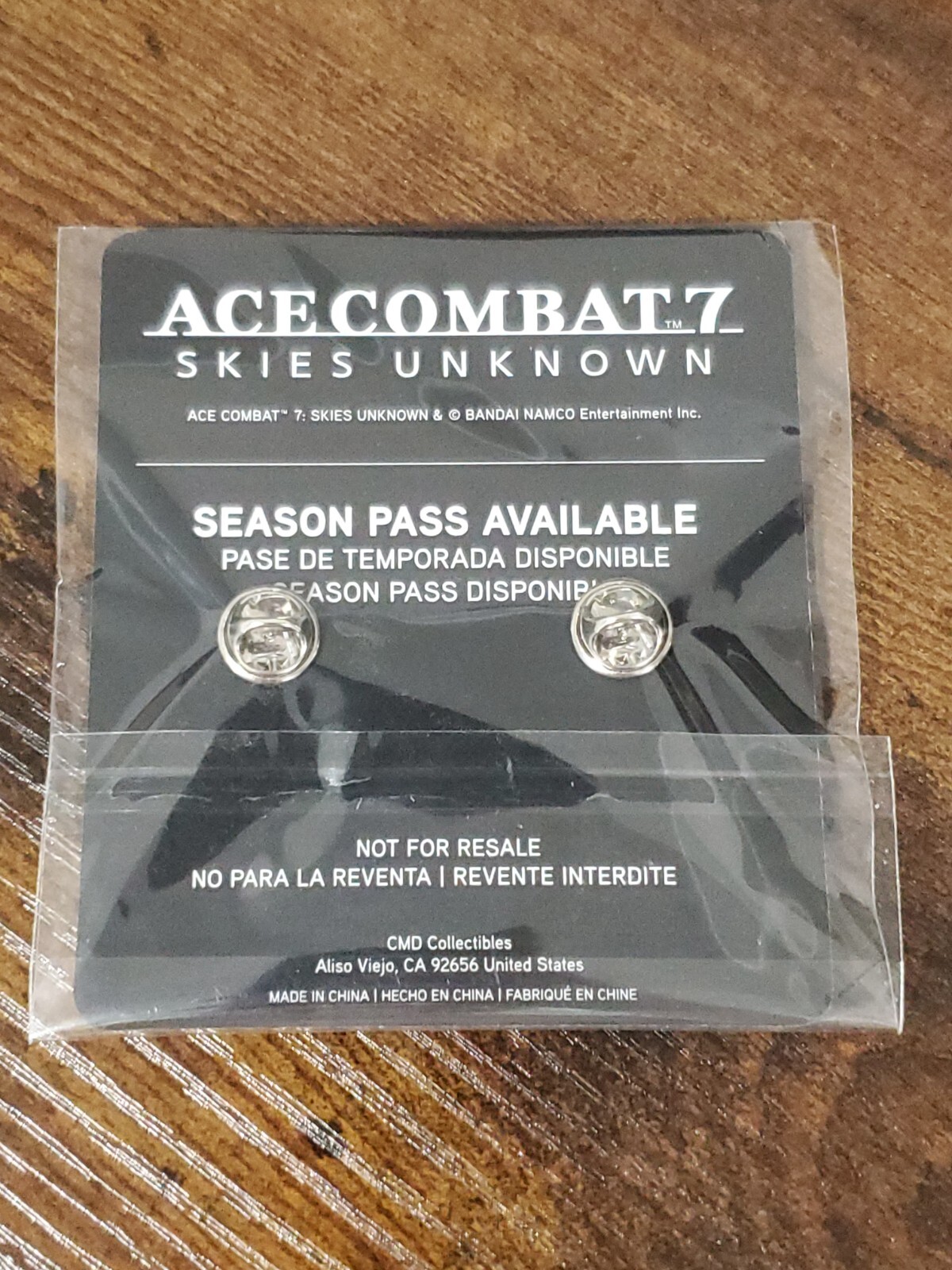 Ace Combat 7 Skies Unknown Pin Promotional Gamestop Preoreder Bonus Pin