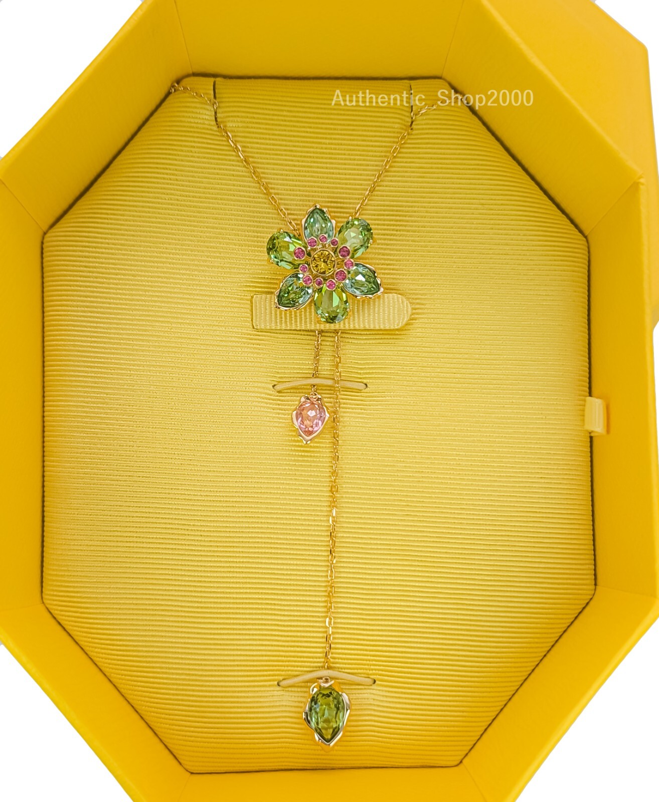 NEW Authentic SWAROVSKI Multicolor Flower Idyllia Y Pendant Necklace 5717158