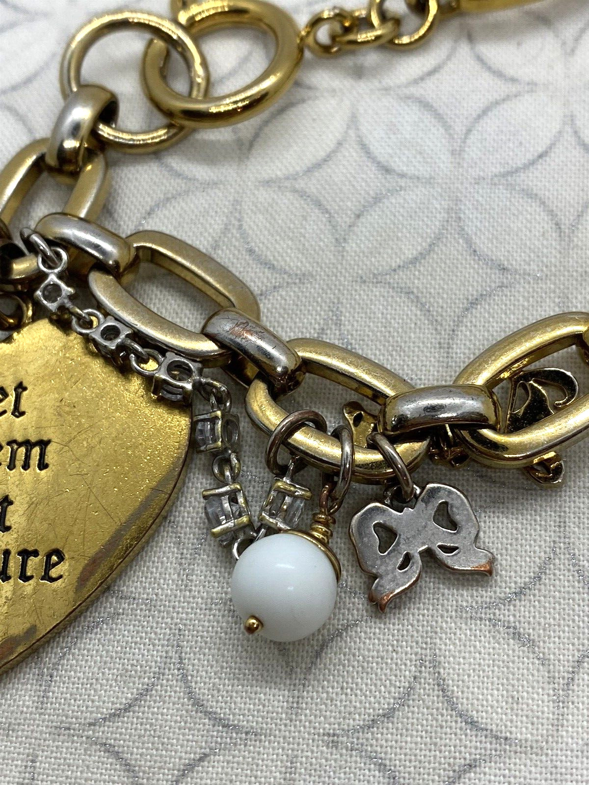 Juicy Couture Let Them Eat Couture Heart Bracelet Multi strand Necklace Set