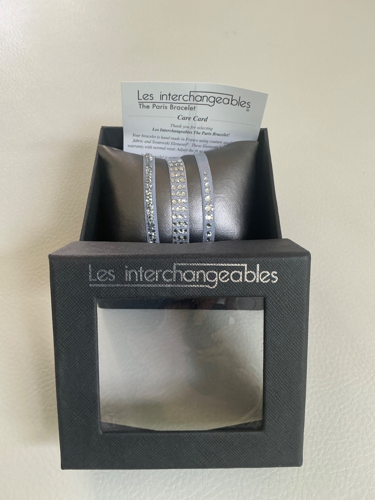 NEW Swarovski Les Interchangeable Set of 3 Satin Bracelets