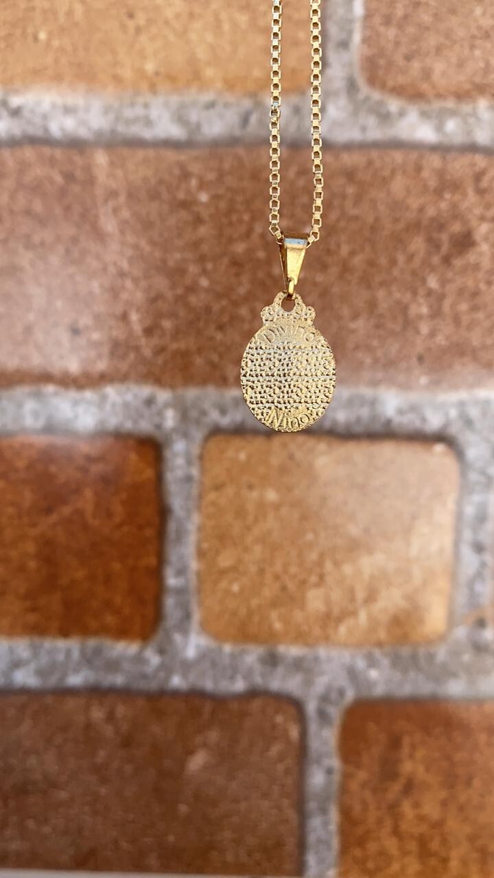 14K Gold Filled Divino Niño Necklace 16″ Toddler Gift Kids Cadena Oro Laminado