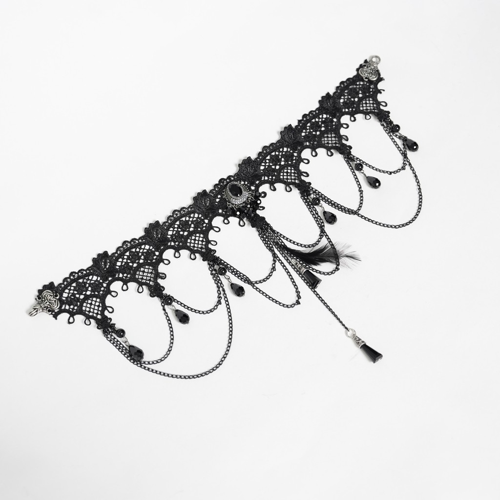 Punk Vintage Lace False Collar Women Accessories Gothic Jewelry Lace Necklaces
