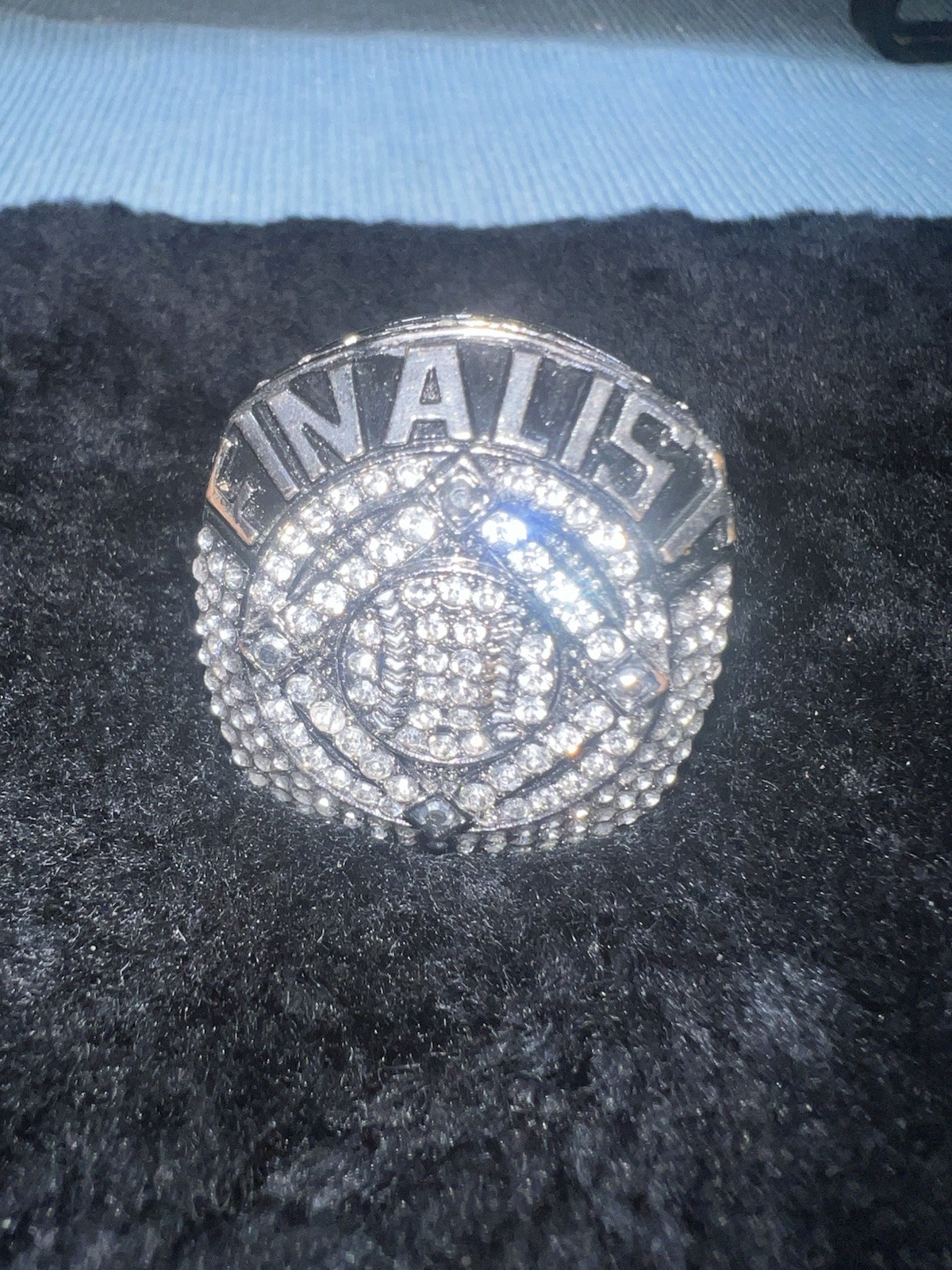 WOW Baseball Finalist Large Championship Style Ring Zinc Alloy Size 10(32)