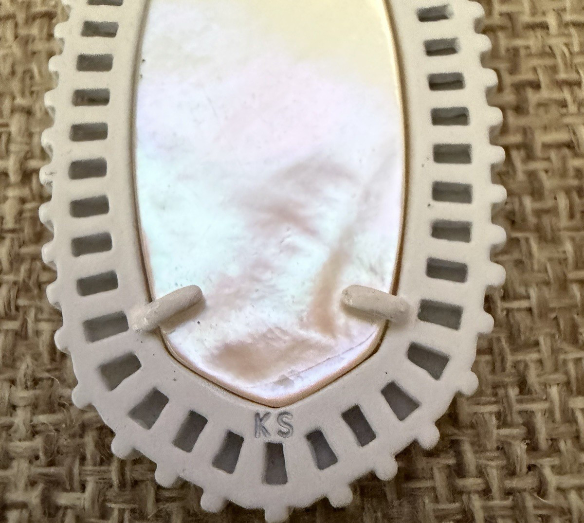 Kendra Scott Kaki Baguette Statement Drop Dangle Earring SINGLE REPLACEMENT