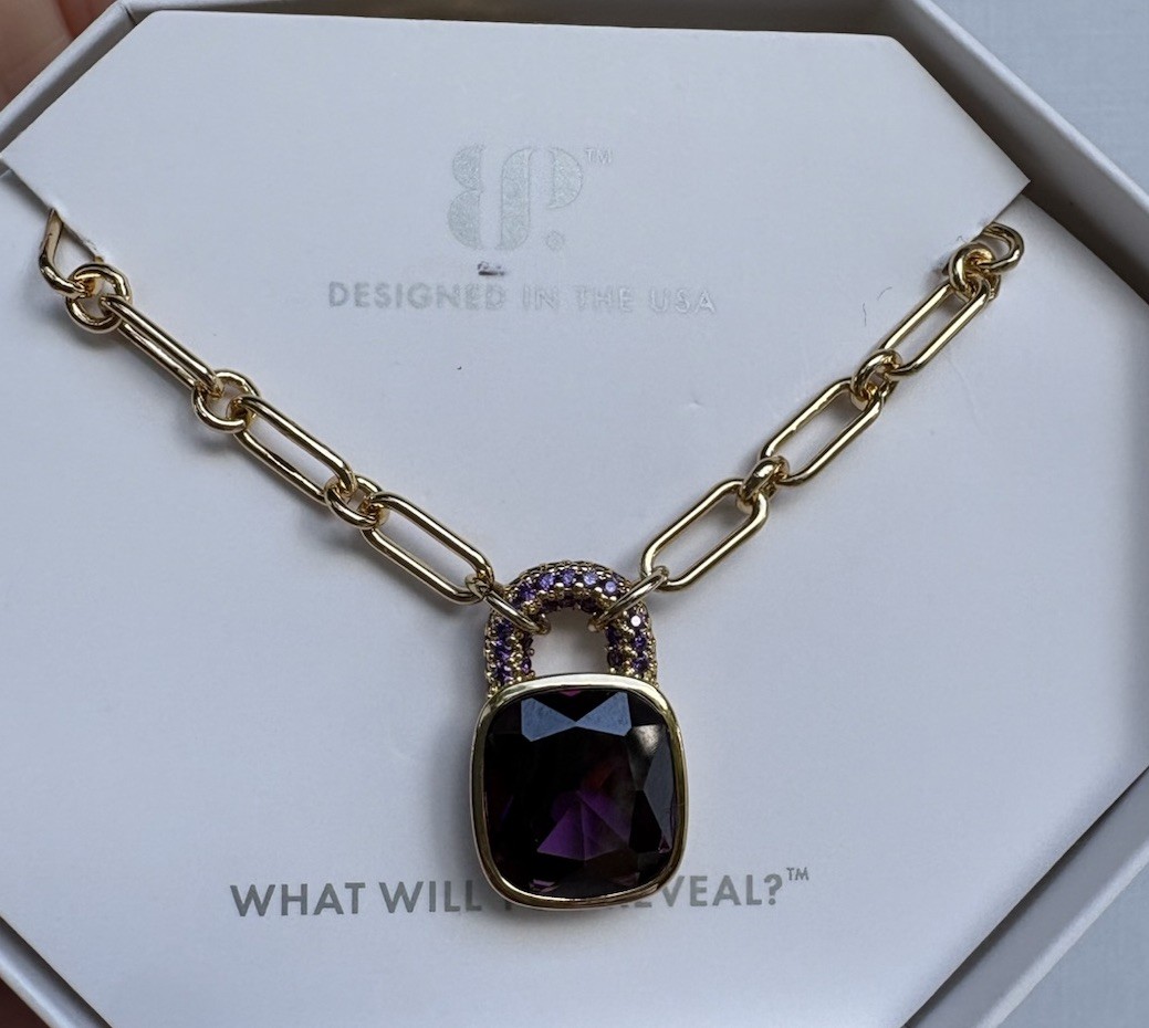 Bomb Party Necklace Feb 26’ NK58242 Glow Without Asking Gold (Read Description)