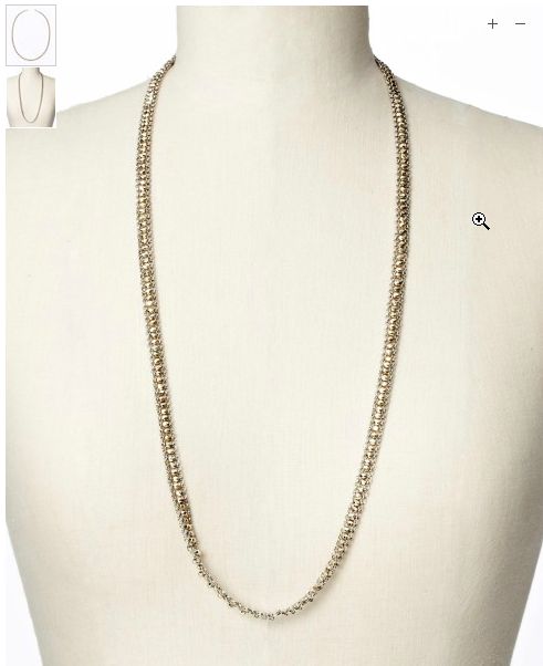 Brand NEW Ann Taylor Mixed Chain Delicate Necklace Color Silver/Gold