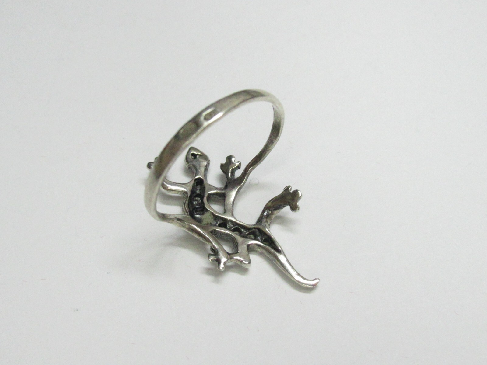 Women’s 925 sterling silver ring, cubic zirconia, 3,55 gr, size 8,5.