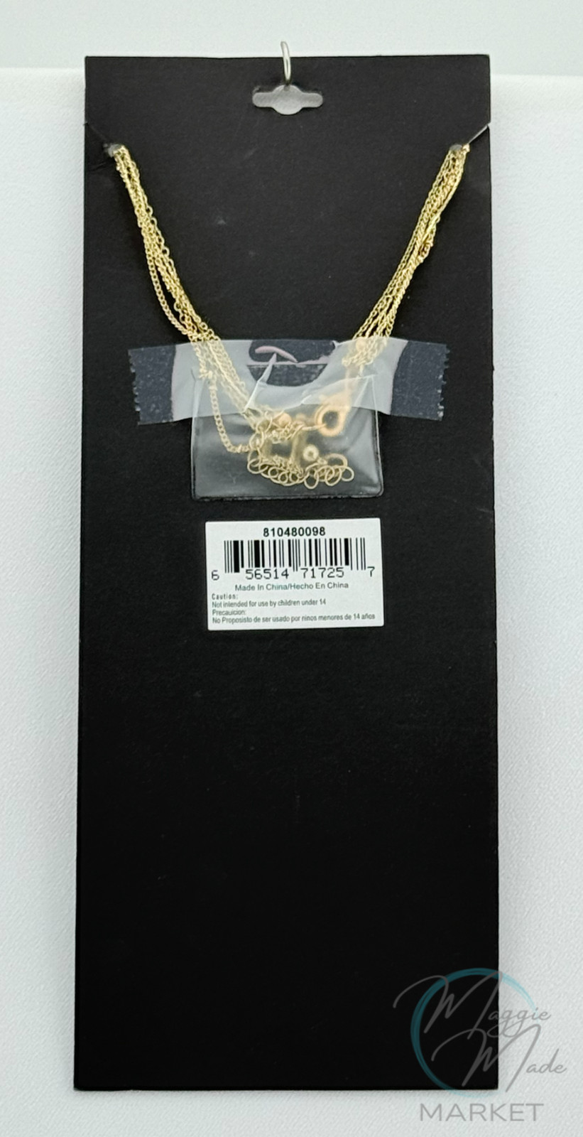 New Juliet Layered Necklace Set – Gold Tone Chains with Turquoise Beads
