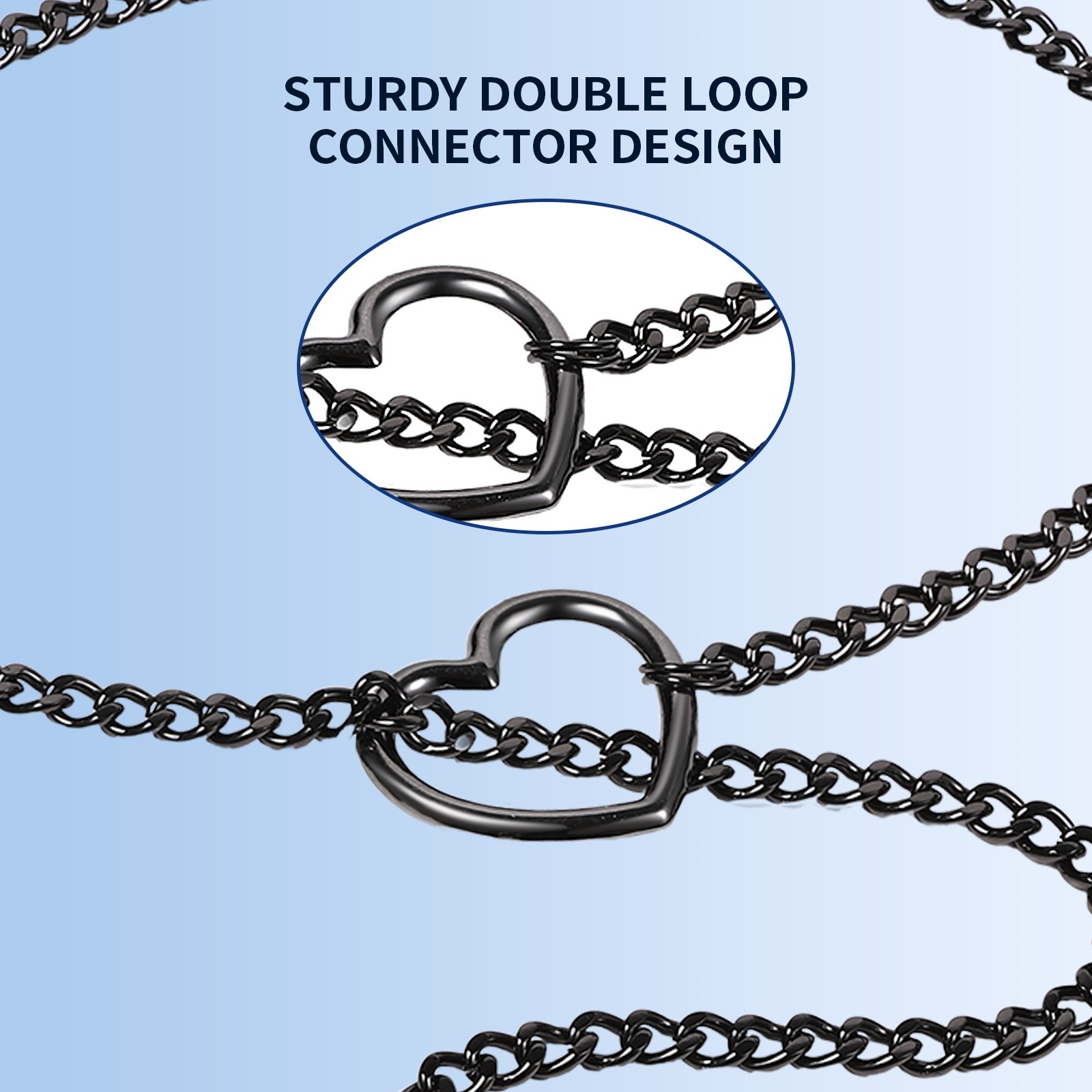 Heart O-ring Slip Chain Necklace Women Lariat Y-Necklace Collar Locker With Key
