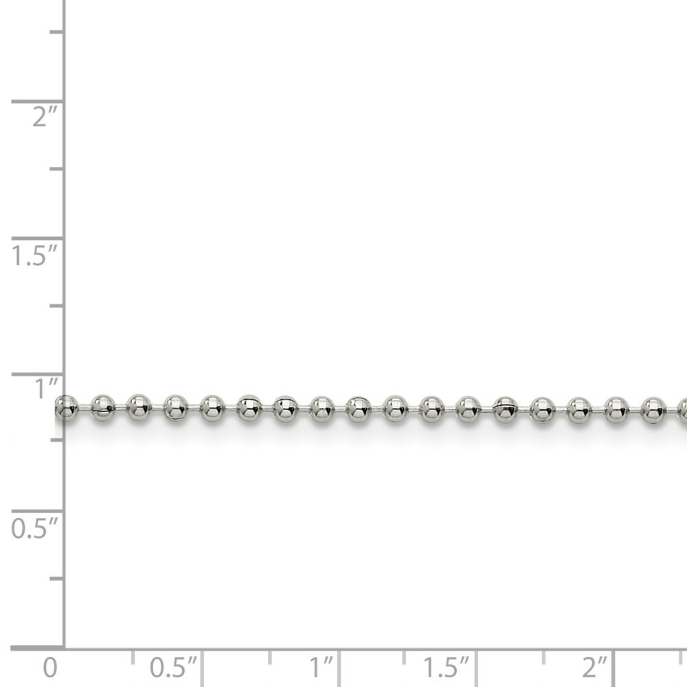 Stainless Steel 2.4mm 24in Ball Chain