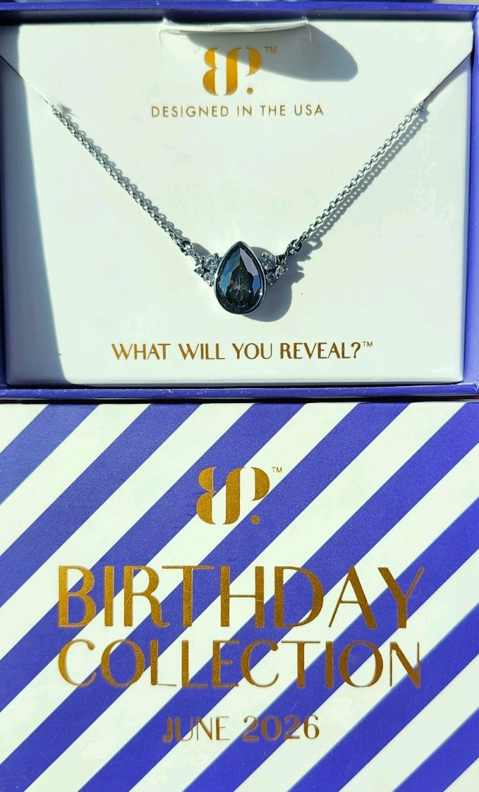 Bomb Party June 2026 “The Leena Necklace” Created Alexandrite, Hematite Plating