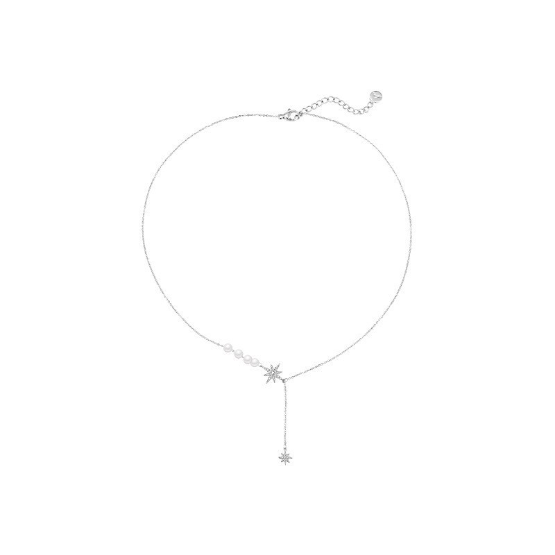 1 Pcs Elegant Pearl Choker Gold Copper Minimalist Chain, Daily Charm