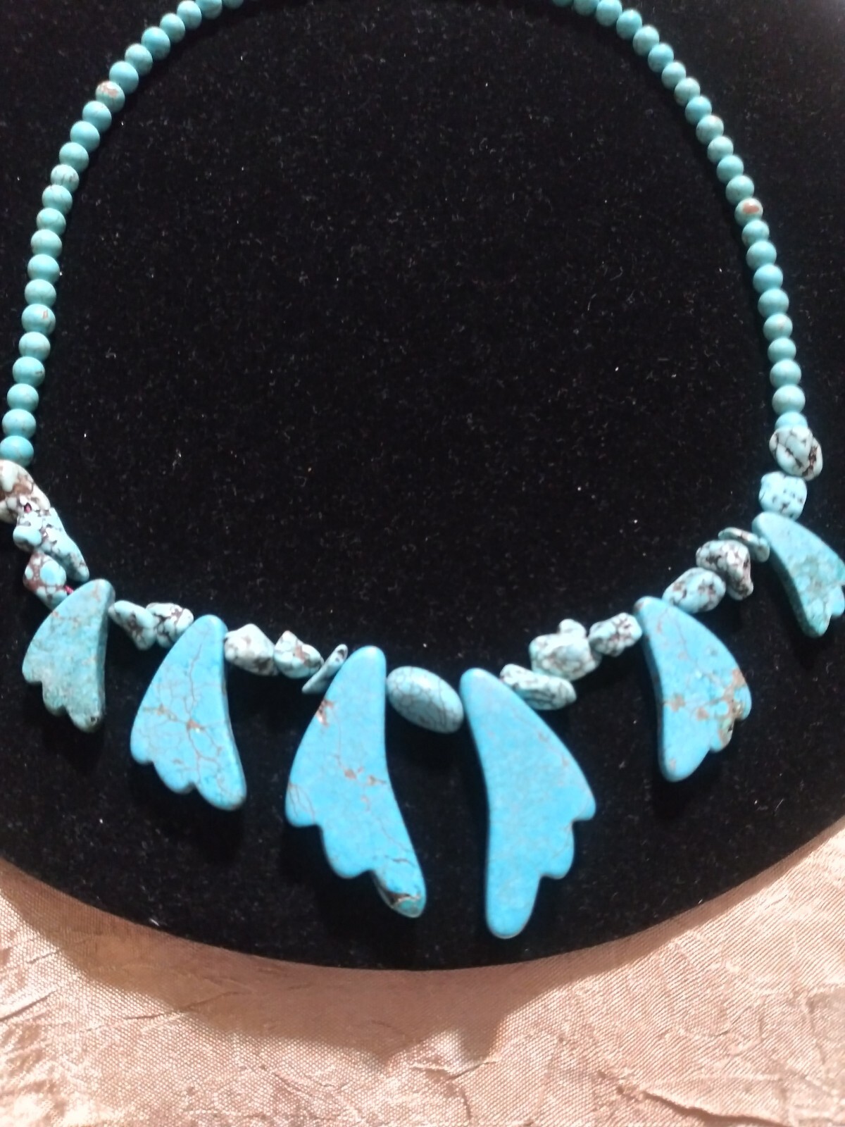 NICE TURQUOISE STONE NECKLACE