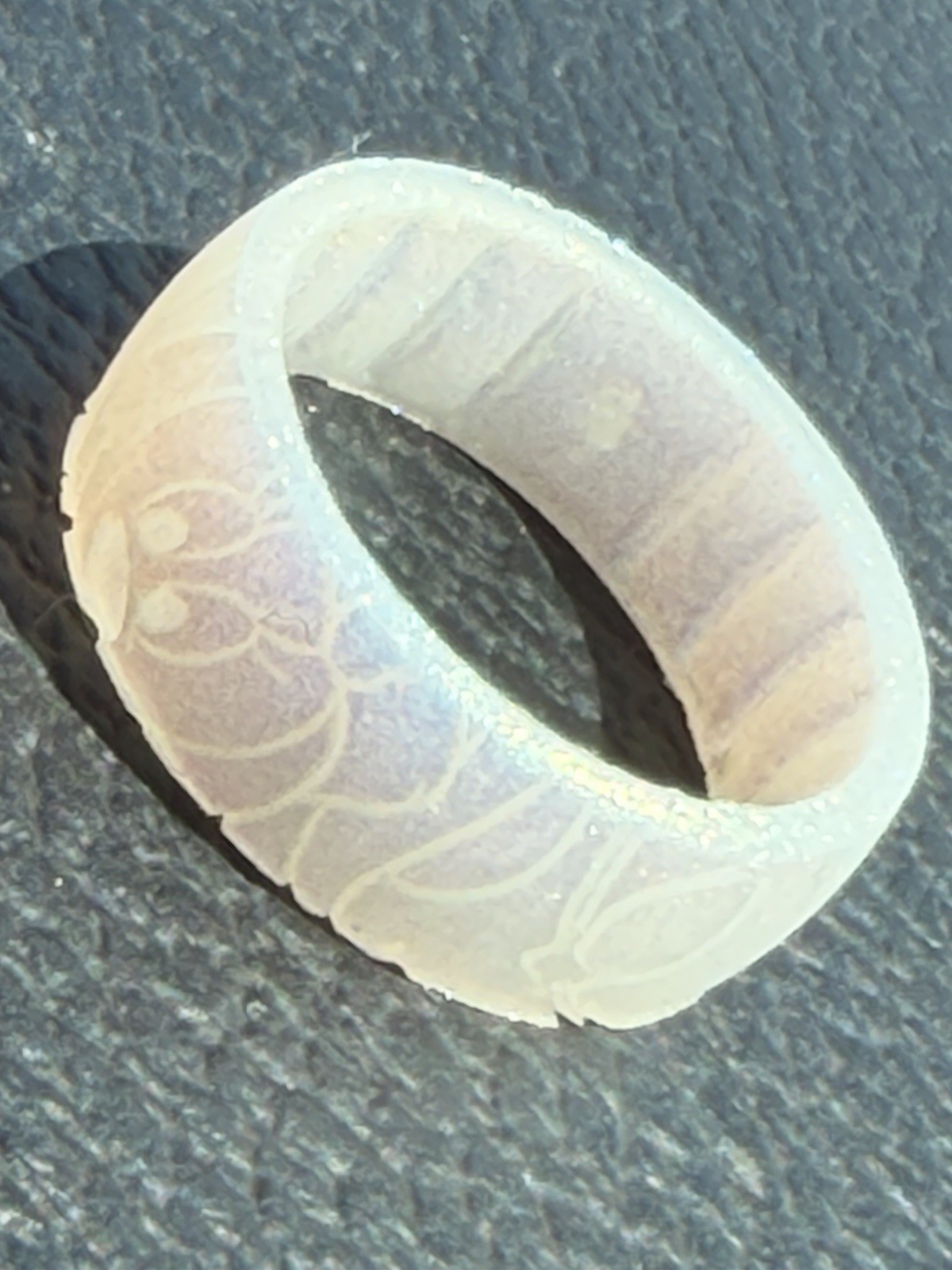 Enso Rings Disney Collection Mickey Iridescent Classic Silicone Ring Sz 6