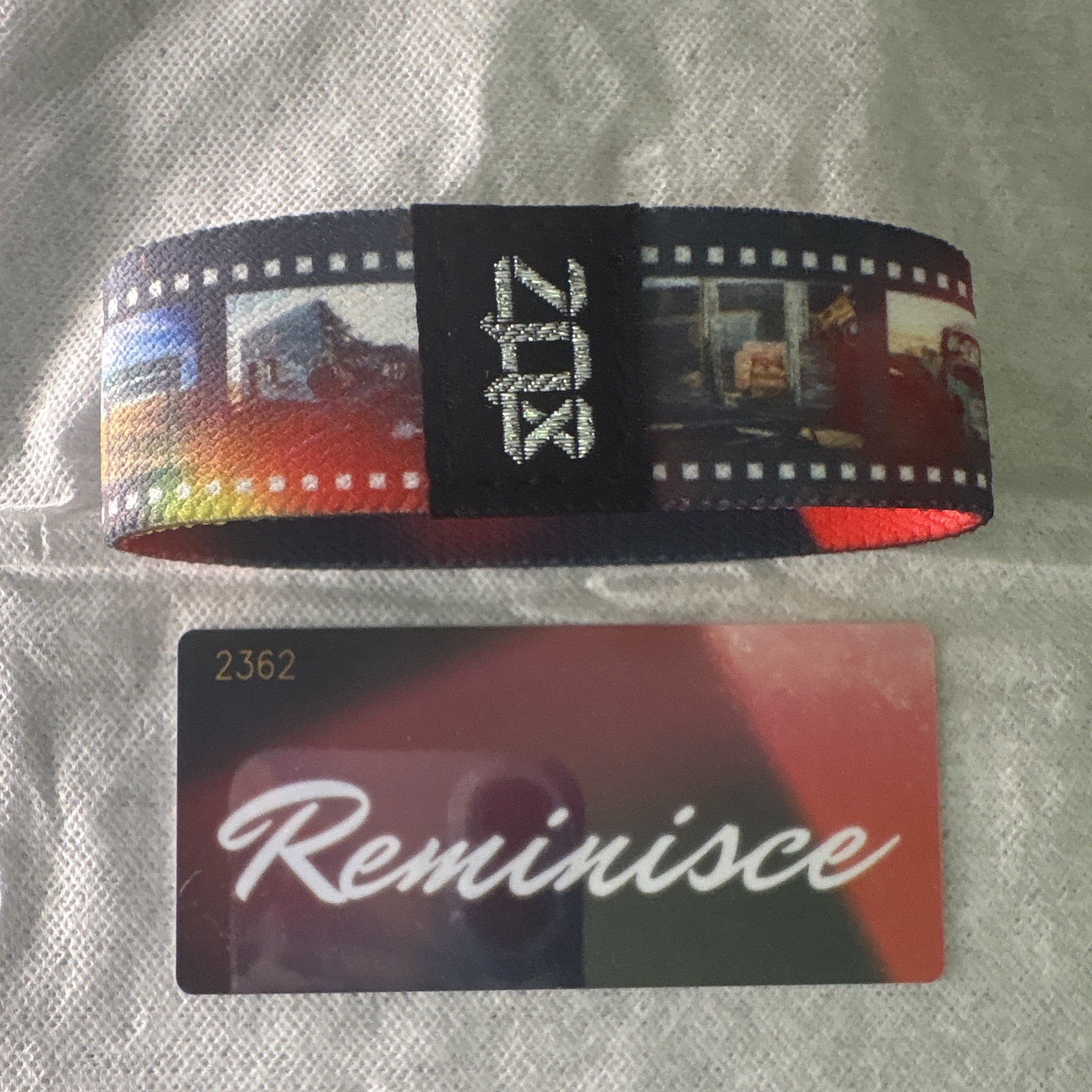 ZOX Multicolor Fabric Wristband “Reminisce”