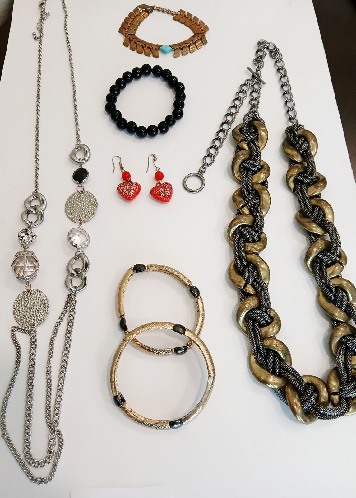 Fashion Jewelry LOT ~ Mix Of Necklace Bracelet Earrings EXCELLT 😍cdt CLEAN 😍😍