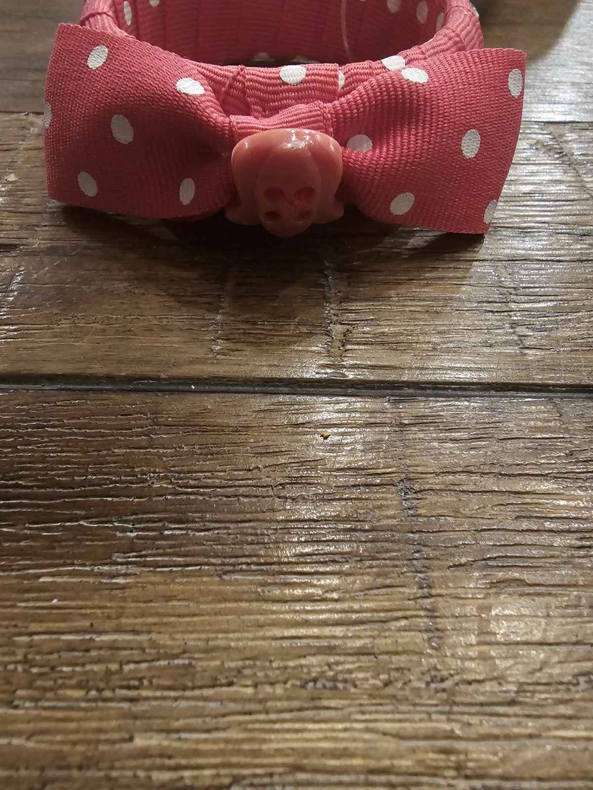 NWT Gymboree Girl’s Bright Tulip Pink Tulip Polka Dot Bangle Bracelet