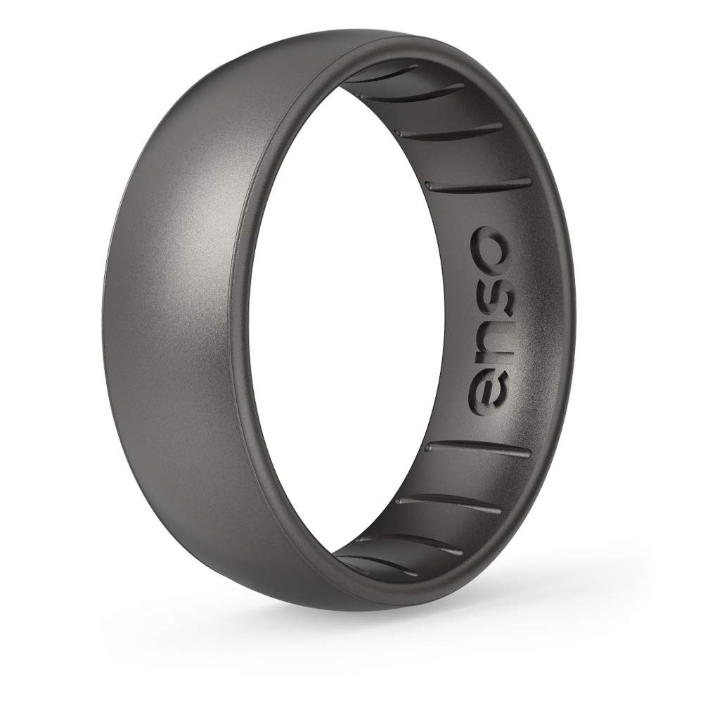 Classic Elements Silicone Ring Infused with Precious Elements – Wedding Engag…