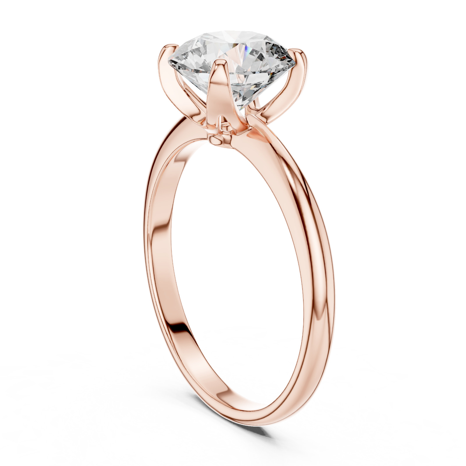 2.43CT Cushion Cut Lab Grown Diamond Ring 925 Silver Solitaire Gift For Her