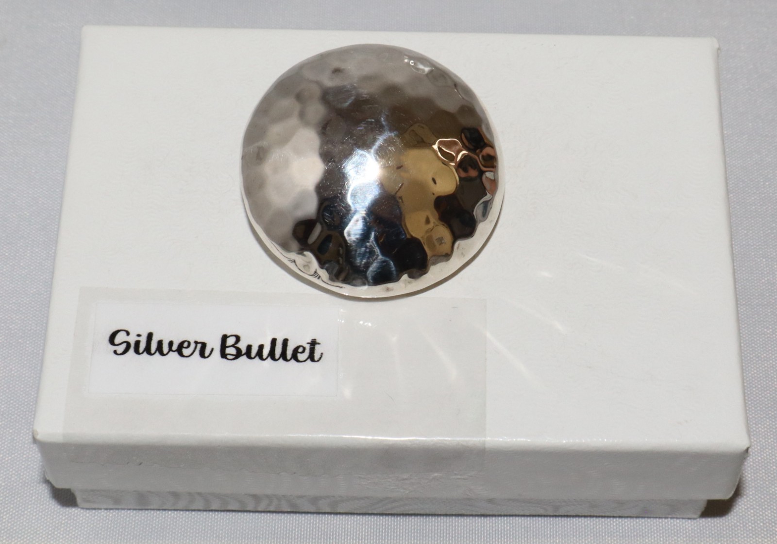 Silpada Sterling Silver Hammered Puffy Sphere Pendant S1643