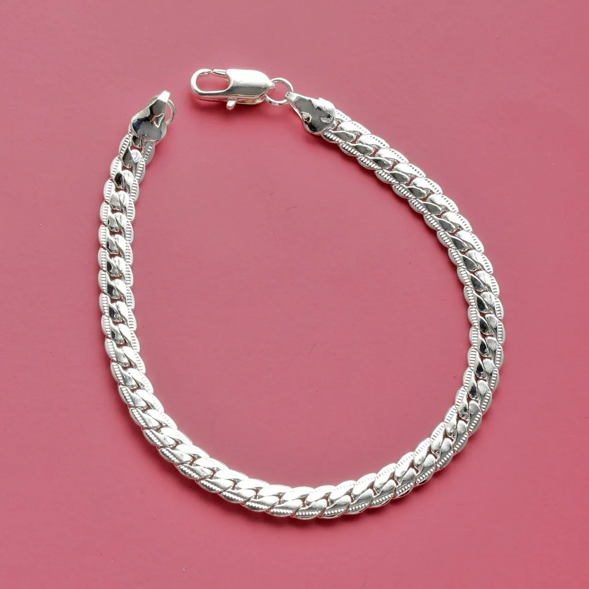 Women’s 925 Sterling Silver Multilayer Snake Chain Foot Ankle Bracelet New USA