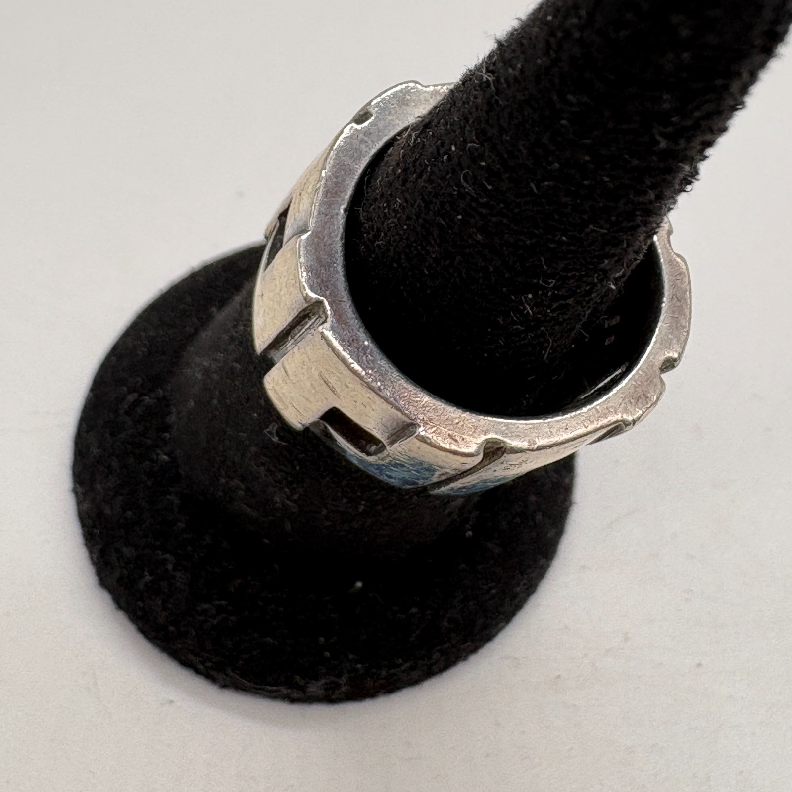 GUCCI Modern Ring, Silver, Sizes 11-14, No. 191