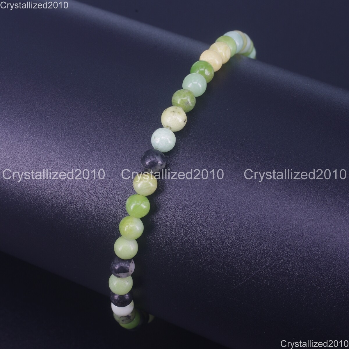 Handmade 4mm AAA Natural Gemstone Round Beads Stretchy Bracelet Healing Reiki 8″
