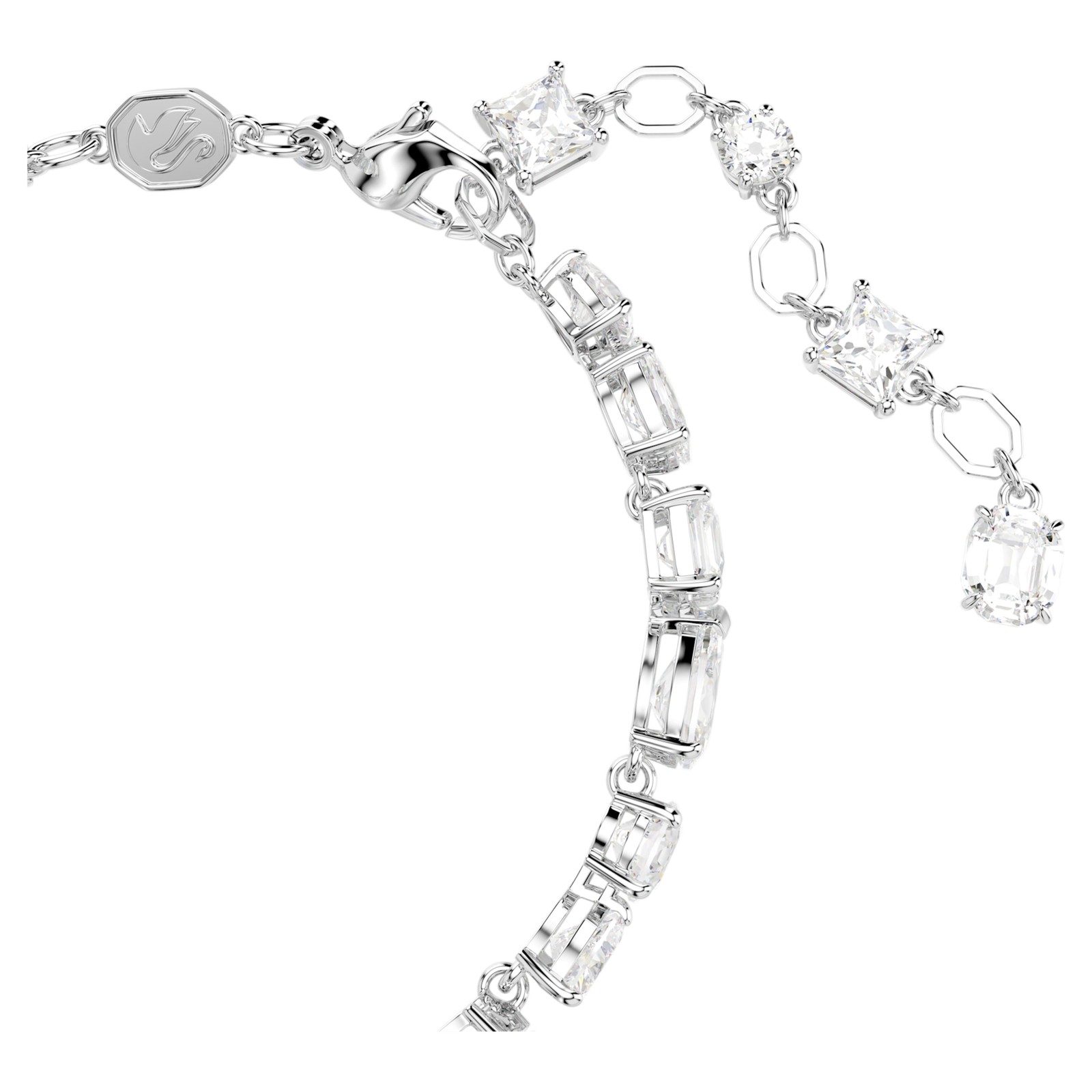 Swarovski Mesmera Bracelet, Mixed Cuts, White, Rhodium Plated 5731959