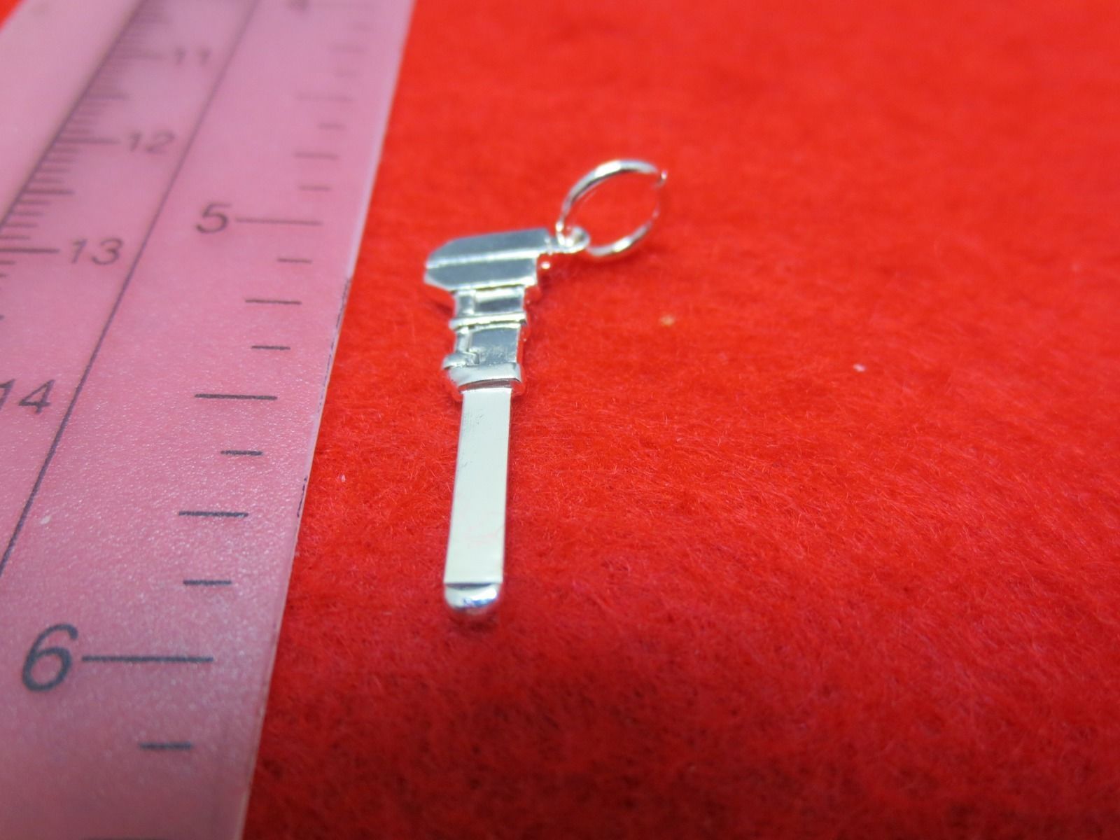 STERLING SILVER PLATED WRENCH , TOOL, MECHANIC, CHARM PENDANT – SA354