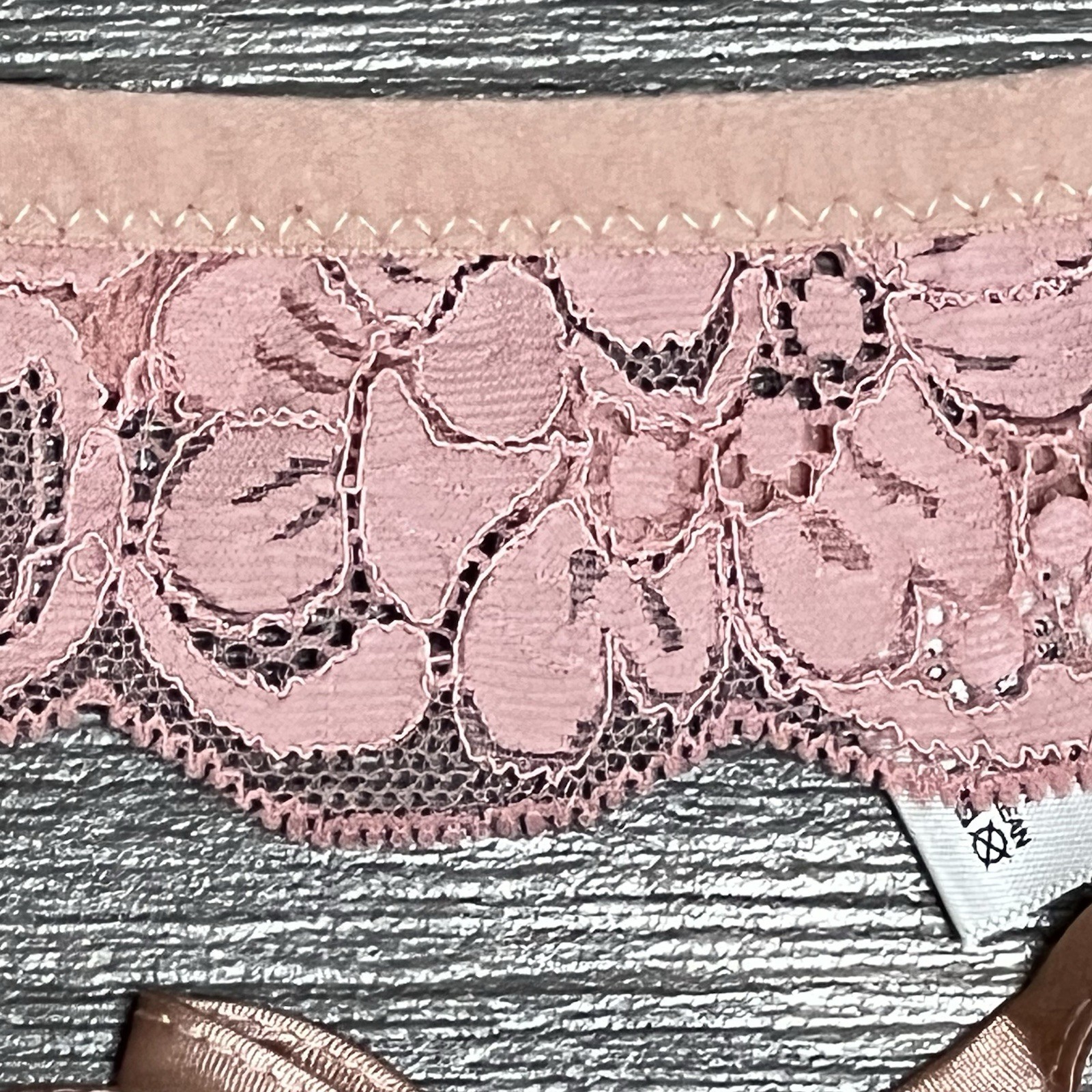 NWT Free people HAH All Choked Up Choker Lace Garter Necklace S M XL Copper Rose