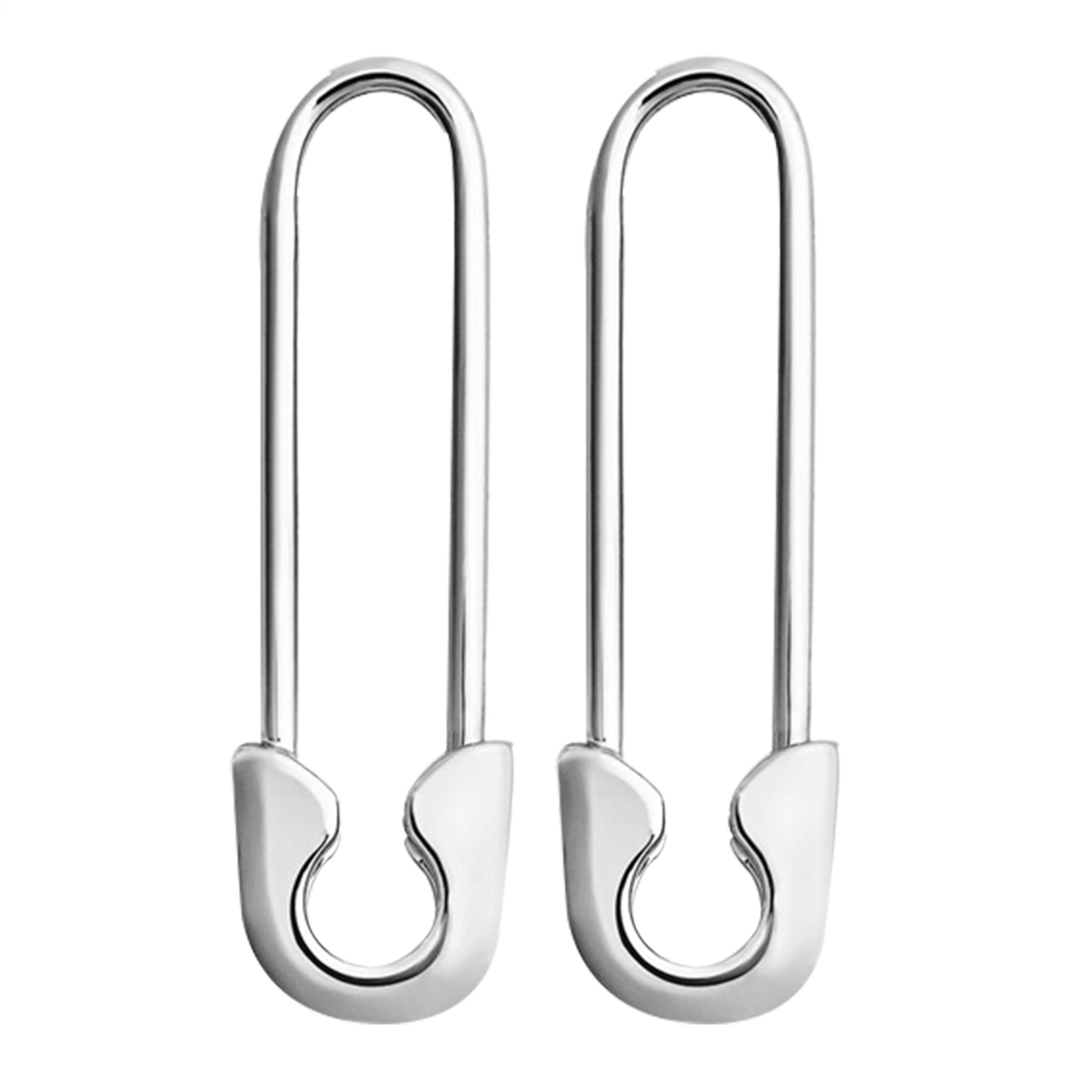 Safety Pin Earrings Metal Paperclip Earrings Fashion Hoops Jewelry for Female