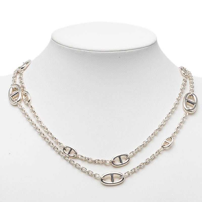 HERMES Chaine d’Ancre Farandole 120 Long Necklace Women 【Used】