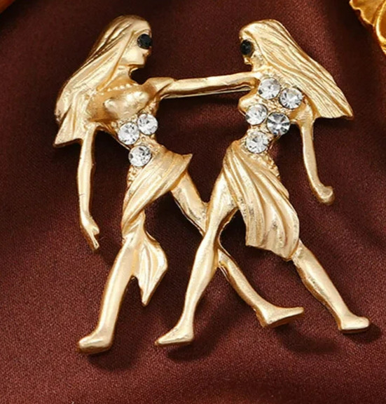 ZODIAC astrology PINS sign HOROSCOPE constellations birthday month brooch stars