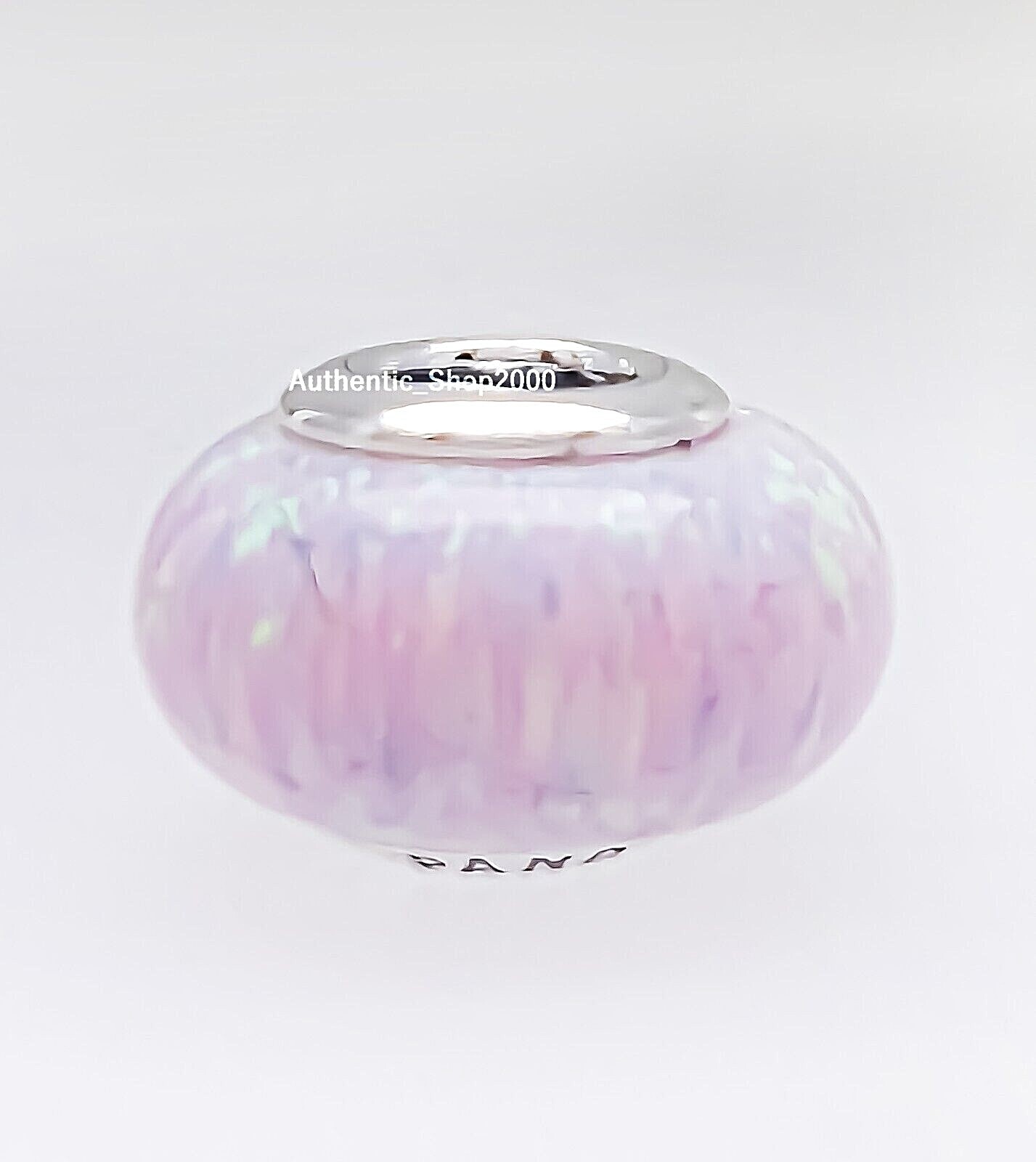 NEW 100% Authentic PANDORA 925 Silver Pink Opalescent Charm Pendant 791691C03